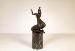 Art Deco Style French Bronze Figurine - 2427223