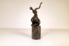 Art Deco Style French Bronze Figurine - 2427224