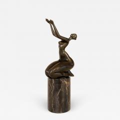 Art Deco Style French Bronze Figurine - 2429585