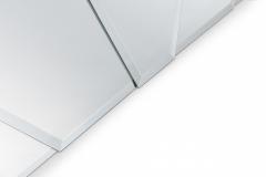 Art Deco Style French Triangular Skyscraper Form Wall Mirror - 4171654