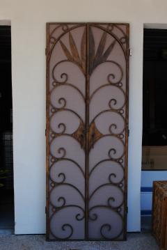 Art Deco Style Iron Doors - 2998051