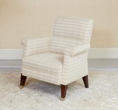 Art Deco Style Mahogany Club Chair - 3736767