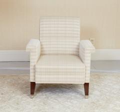 Art Deco Style Mahogany Club Chair - 3736768