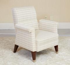 Art Deco Style Mahogany Club Chair - 3736772