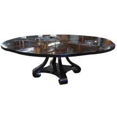 Art Deco Style Metamorphic Chinoiserie Extension Dining Table - 4333525