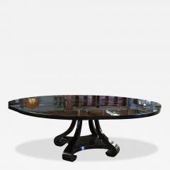 Art Deco Style Metamorphic Chinoiserie Extension Dining Table - 4333579