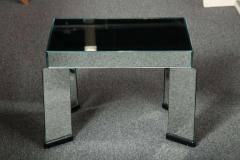 Art Deco Style Mirrored Table Designed and Made in Italy in 1980 - 467268