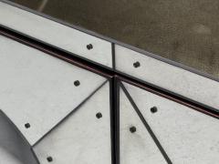 Art Deco Style Painted Wood Antique Glass Mirrored Sideboard or Credenza - 4442552