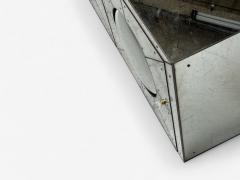 Art Deco Style Painted Wood Antique Glass Mirrored Sideboard or Credenza - 4442557