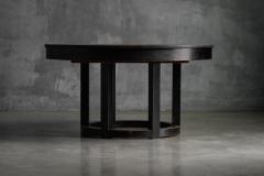 Art Deco Style Round Dining Table Italy 1930s - 4577828