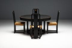 Art Deco Style Round Dining Table Italy 1930s - 4577852