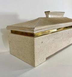 Art Deco Style Tessellated Mactan Stone Decorative or Jewelry Box - 2912046