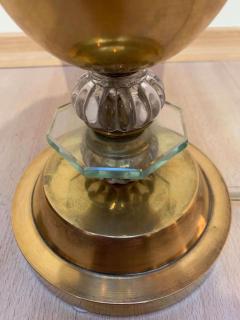 Art Deco Table Lamp Brass and Glass Paris France circa 1930 - 1907733