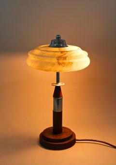 Art Deco Table Lamp With Glass Lampshade 20th Century Austria ca 1930 - 3965639