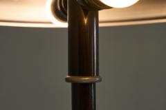 Art Deco Table Lamp in Nickel Plated and Bronzed Brass 1930s - 4677458