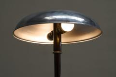 Art Deco Table Lamp in Nickel Plated and Bronzed Brass 1930s - 4677498