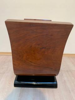 Art Deco Tabouret or Stool in Lyre Shape Walnut Veneer France circa 1930 - 1576683