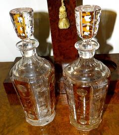 Art Deco Tantalus Set with Cut Crystal Decanters - 124646