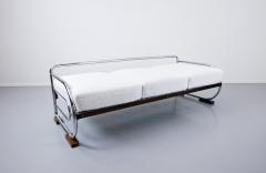 Art Deco Tubular Steel Sofa From Hynek Gottwald 1930s - 1846462