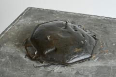 Art Deco Vide Poche or Bowl with Leaves in Solid Brass 1930s - 4396355