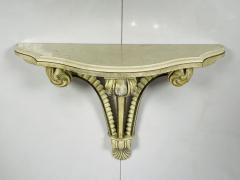 Art Deco Wall Console With a Marble Top USA 1940s - 3154131