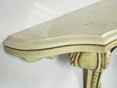 Art Deco Wall Console With a Marble Top USA 1940s - 3154137