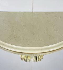Art Deco Wall Console With a Marble Top USA 1940s - 3154138