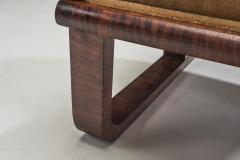 Art Deco Walnut Armchairs Europe first half of the 20th century - 2911941