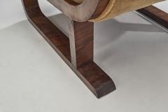 Art Deco Walnut Armchairs Europe first half of the 20th century - 2911946