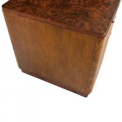 Art Deco Walnut Rosewood Burl Wood Desk 1930 - 4428862
