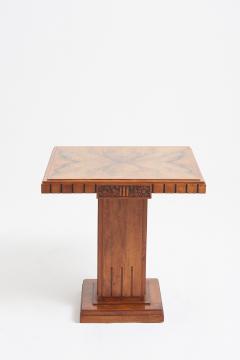 Art Deco Walnut Side Table - 3872536