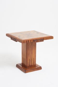 Art Deco Walnut Side Table - 3872537