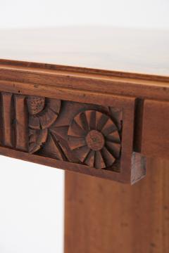 Art Deco Walnut Side Table - 3872543