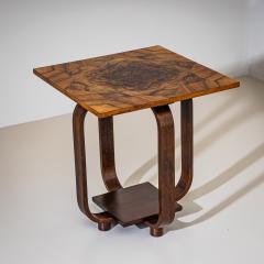 Art Deco Walnut Side Table circa 1930 - 4532990