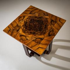 Art Deco Walnut Side Table circa 1930 - 4532993
