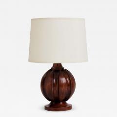 Art Deco Walnut Table Lamp - 1839469