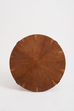 Art Deco Walnut and Velum Side Table - 3486110