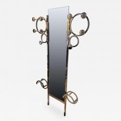 Art Deco Wardrobe Chromed Steeltubes and Mirror France circa 1930 - 1486226