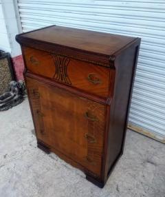 Art Deco Waterfall Front Chest of Drawers - 3820769