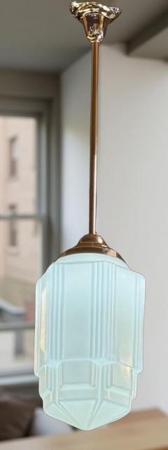 Art Deco Wedding Cake Pendant Light Fixtures Set of 6 Available - 4251184