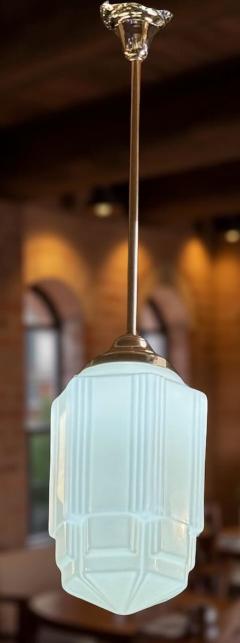 Art Deco Wedding Cake Pendant Light Fixtures Set of 6 Available - 4251185