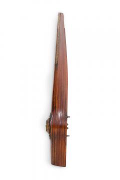 Art Deco Wood Propeller Barometer - 4661173