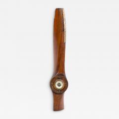 Art Deco Wood Propeller Barometer - 4692382