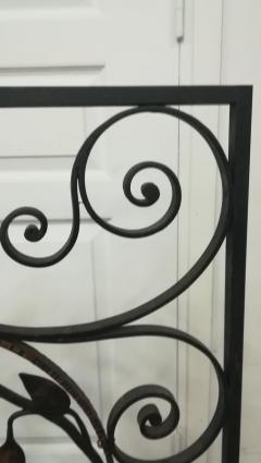 Art Deco Wrought Iron Fire Screen - 2361865