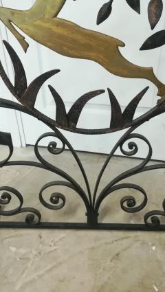 Art Deco Wrought Iron Fire Screen - 2361866