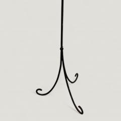 Art Deco Wrought Iron Floor Lamp - 4320819
