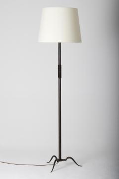 Art Deco Wrought Iron Floor Lamp by Michel Zadouna sky - 1537391