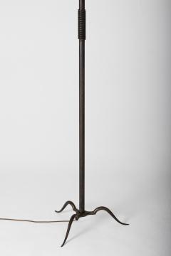 Art Deco Wrought Iron Floor Lamp by Michel Zadouna sky - 1537394