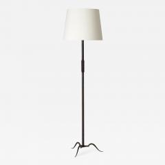 Art Deco Wrought Iron Floor Lamp by Michel Zadouna sky - 1537765