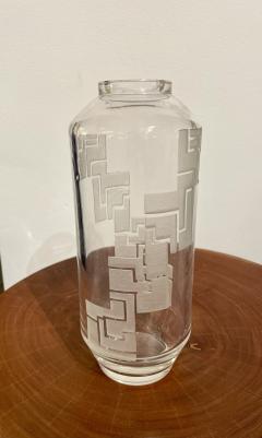 Art Deco acid etched Jean Luce vase  - 3581959